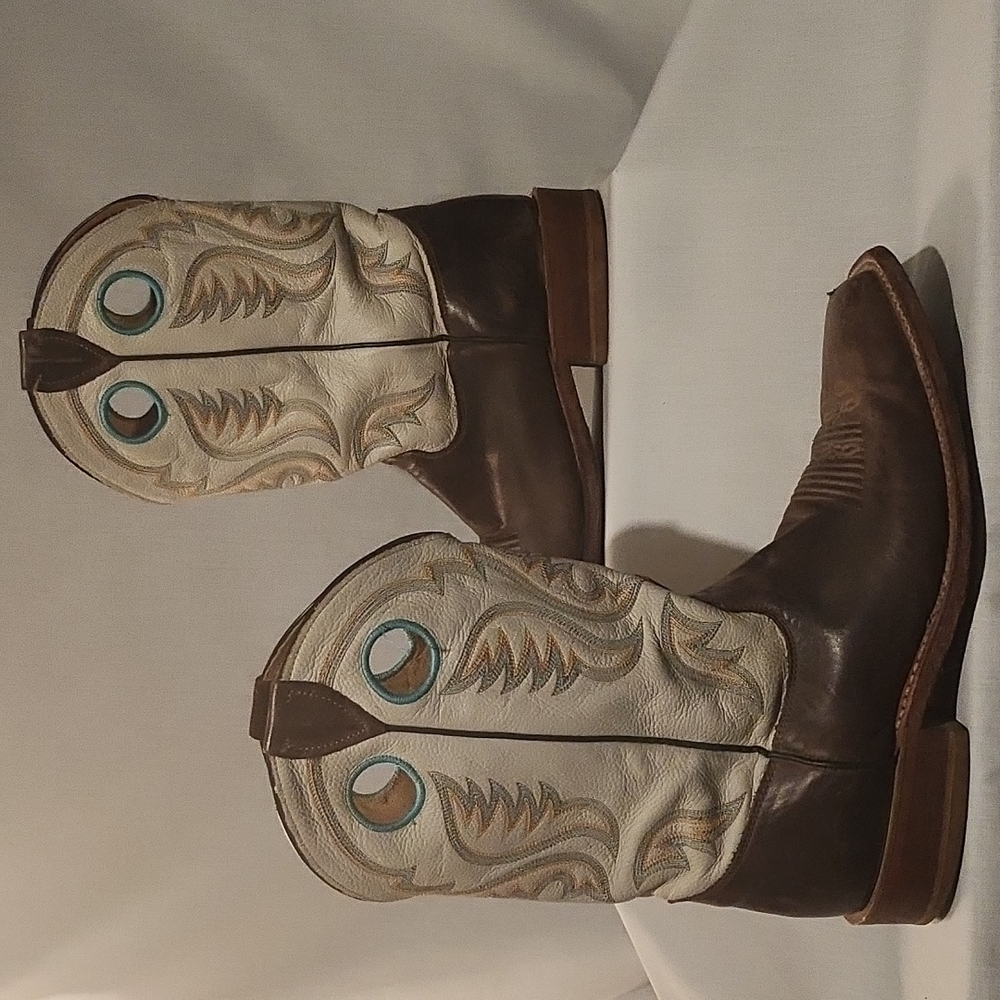 Justin Square toe wester  leather boots